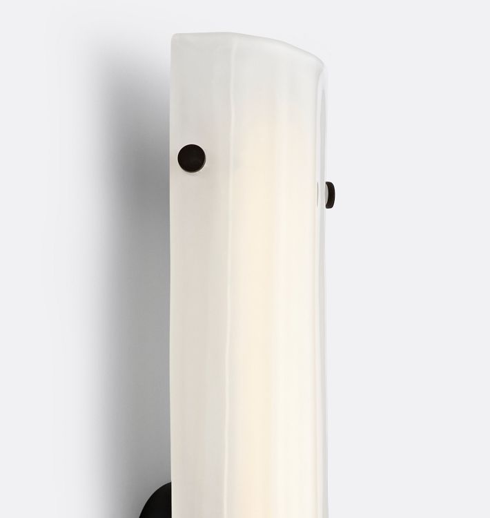 Manor Glass Wall Sconce 28"