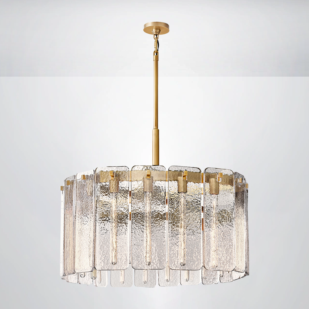 Ascend Glass Round Chandelier 36"
