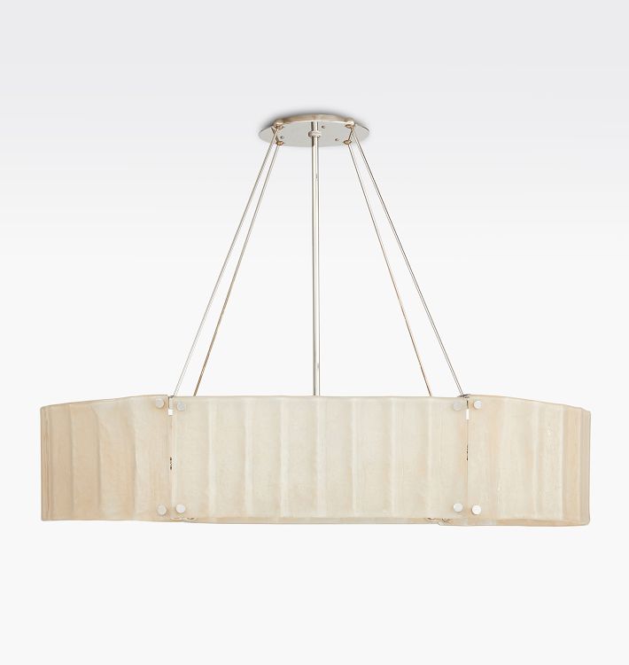Manor Glass Linear Chandelier 48''