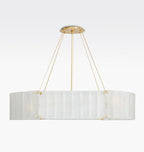 Manor Glass Linear Chandelier 48''