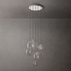 Glass Globe Cluster Chandelier