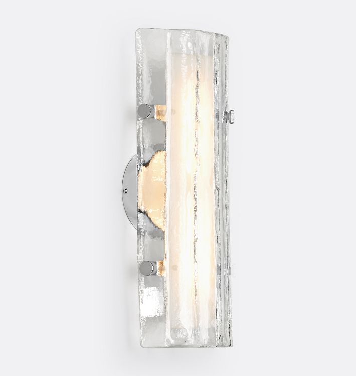 Manor Glass Wall Sconce 16"