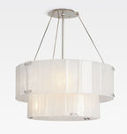 Manor Glass Round Chandelier 2-Tier 32''