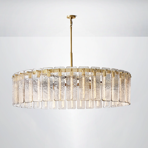 Ascend Glass Round Chandelier 60"