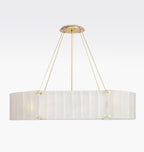 Manor Glass Linear Chandelier 48''