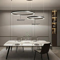Grandeur Multi Rings Black Chandelier