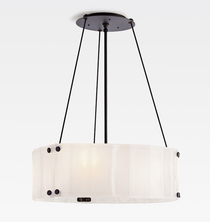 Manor Glass Round Chandelier 24‘’