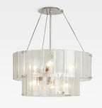 Manor Glass Round Chandelier 2-Tier 32''