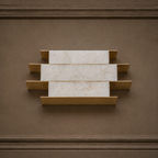 Nuvia Layered Alabaster Sconce