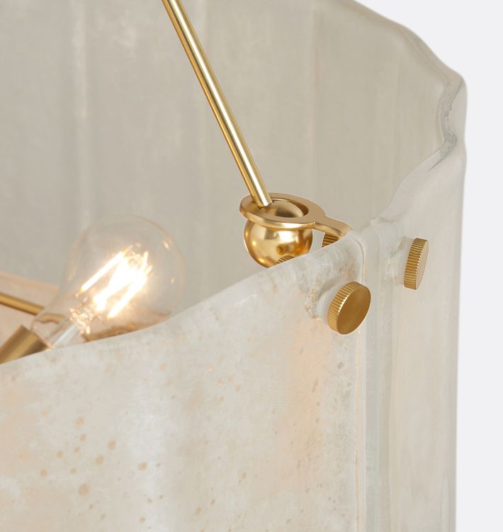 Manor Glass Round Chandelier 2-Tier 32''