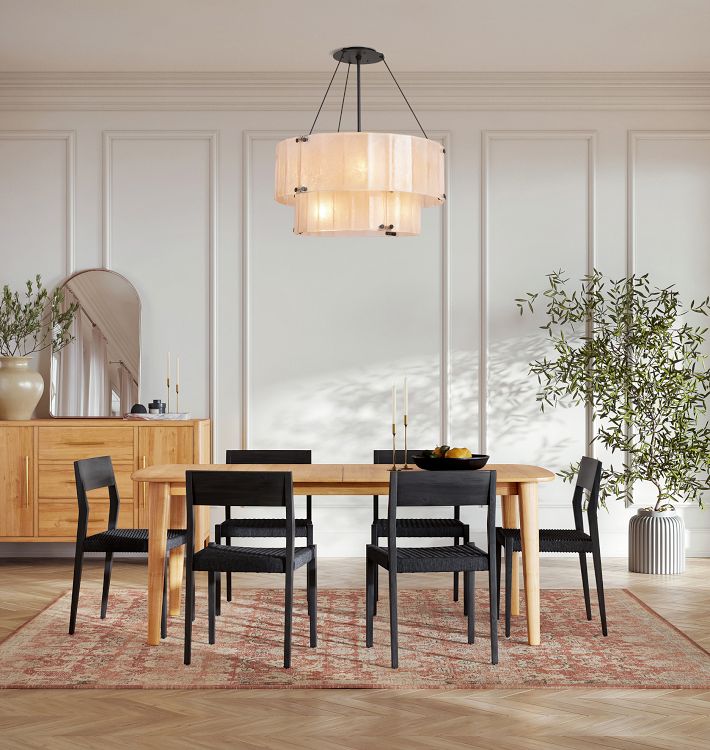 Manor Glass Round Chandelier 2-Tier 32''