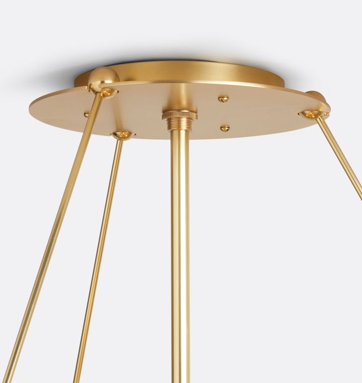Manor Glass Round Chandelier 2-Tier 32''