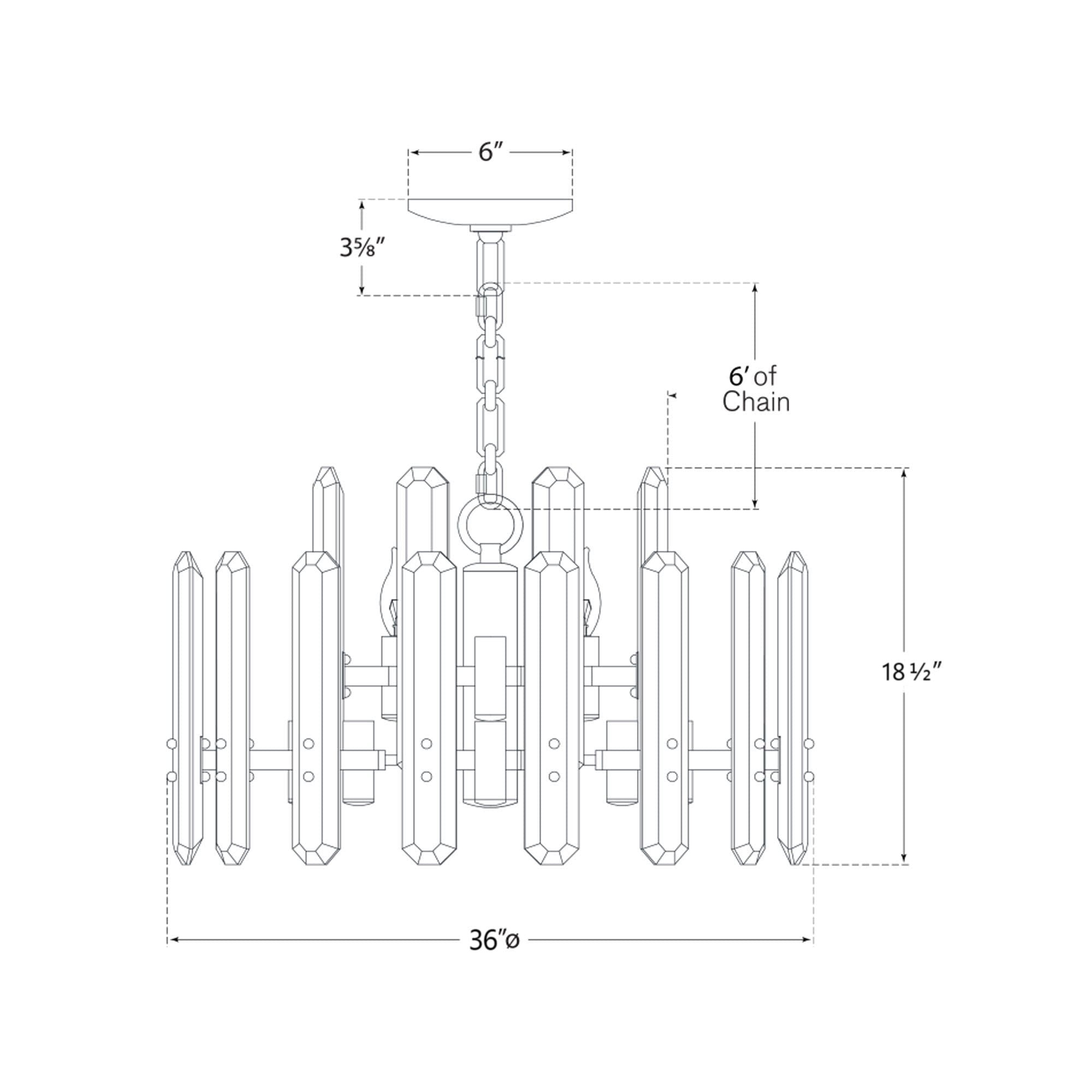 Bonington Round Chandelier