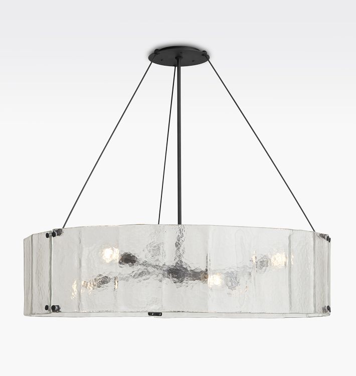 Manor Glass Round Chandelier 48''