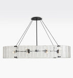 Manor Glass Linear Chandelier 60''