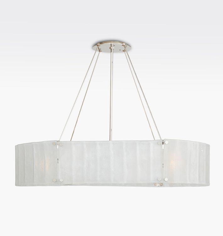 Manor Glass Linear Chandelier 48''