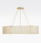 Manor Glass Linear Chandelier 48''