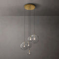 Glass Globe Cluster Chandelier