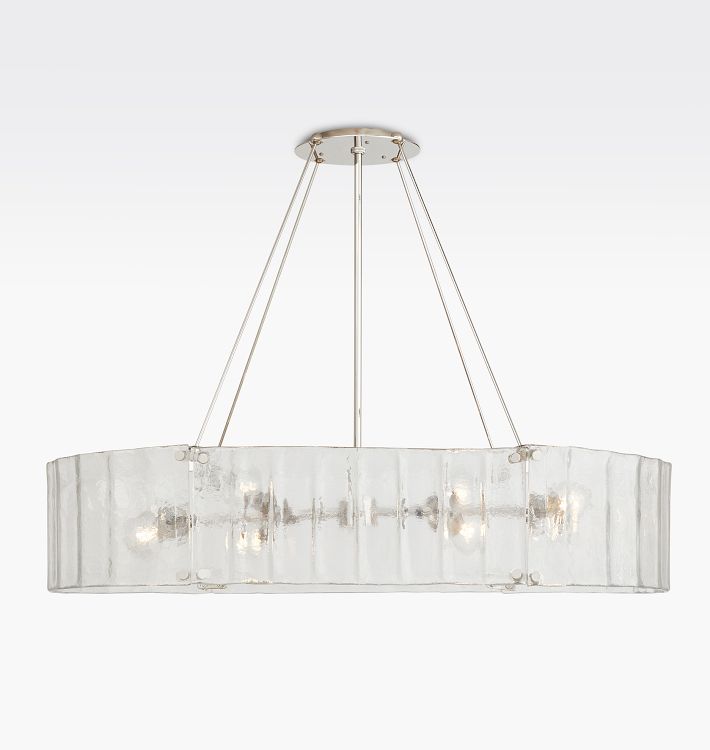 Manor Glass Linear Chandelier 48''