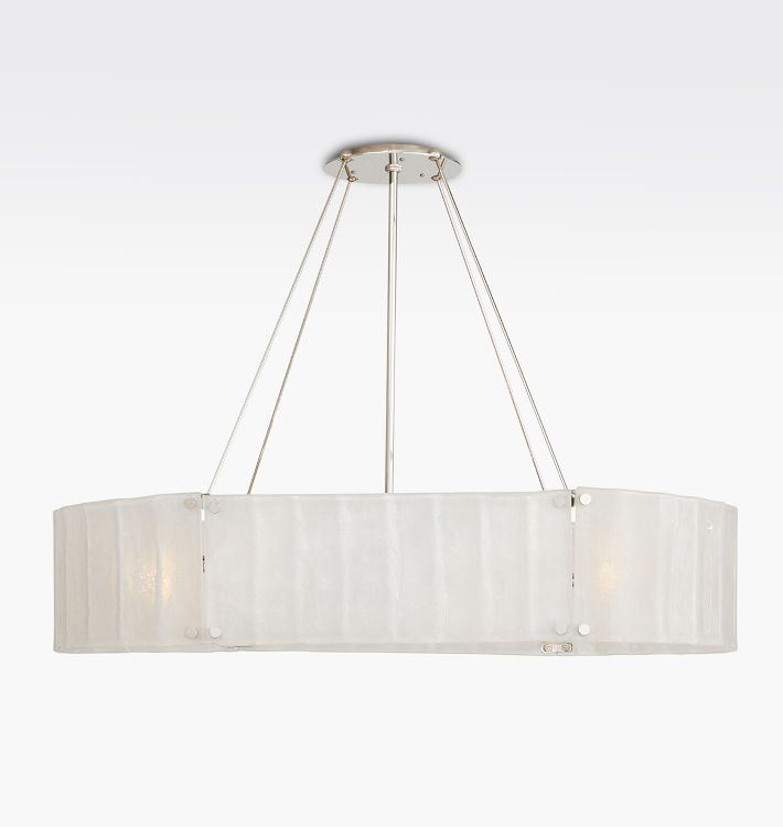 Manor Glass Linear Chandelier 48''