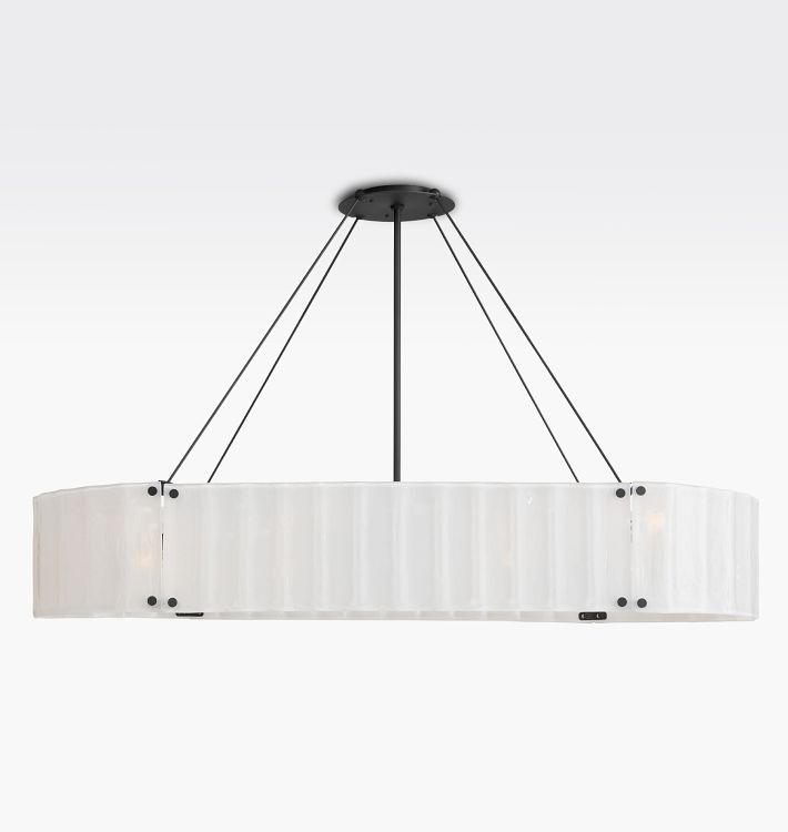 Manor Glass Linear Chandelier 60''