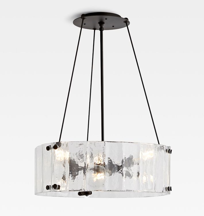 Manor Glass Round Chandelier 24‘’