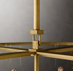 44 Inch Glass Drum Chandelier - Beckman - fovolighting