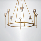 Crest Round Chandelier 46"