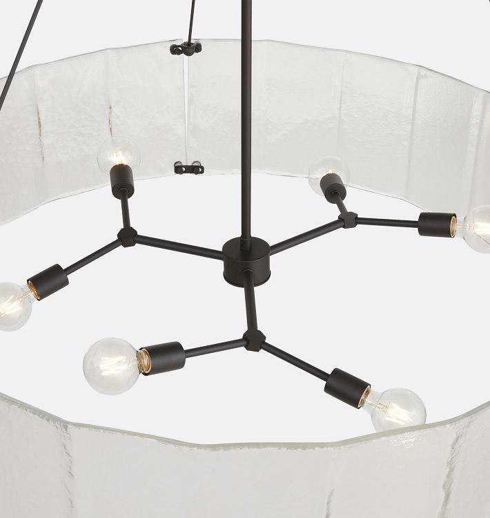 Manor Glass Round Chandelier 48''