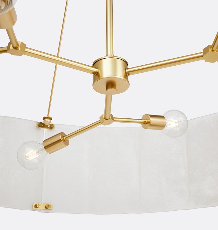 Manor Glass Round Chandelier 48''