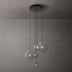 Glass Globe Cluster Chandelier