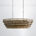 Callista Glass Oval Chandelier