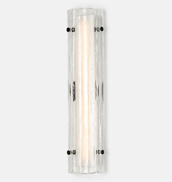 Manor Glass Wall Sconce 28"