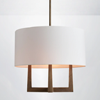 Windsor Shaded Chandelier 24"