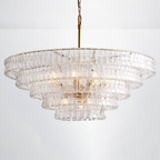 Callista 4/5-Tier Glass Round Chandelier