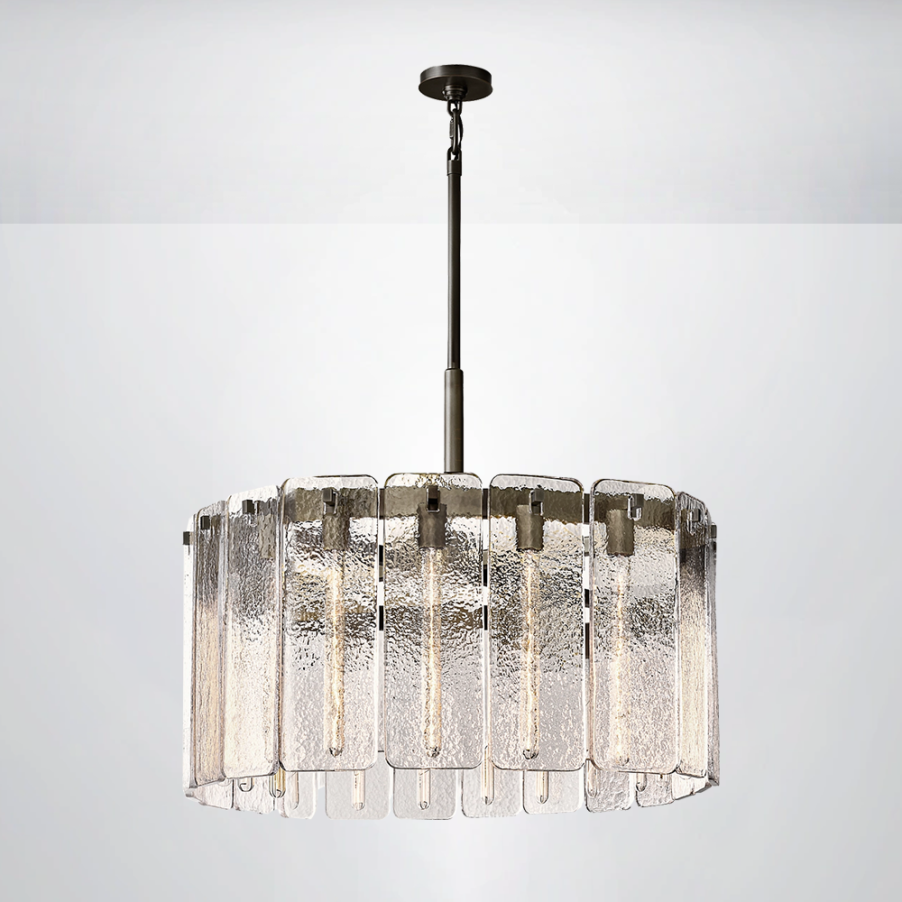 Ascend Glass Round Chandelier 36"