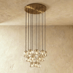 Boule do Cristal Round Cluster Chandelier