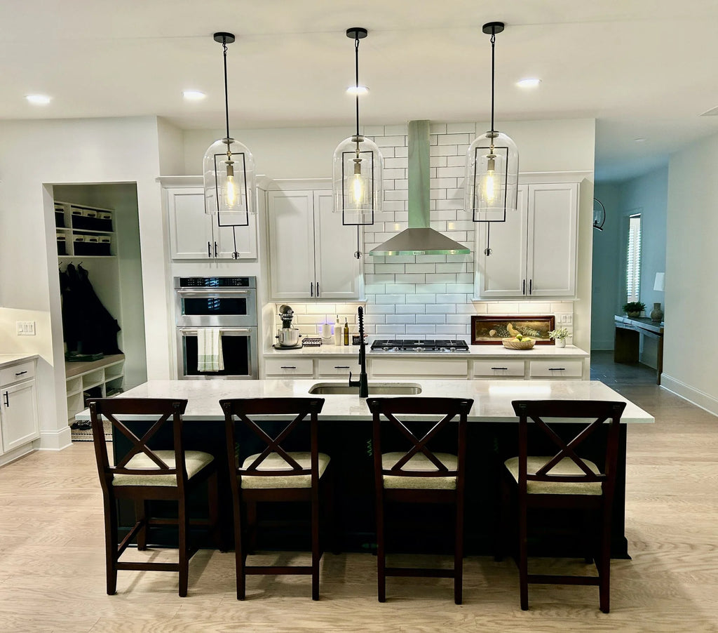 Fulcrume Clear Glass Pendant