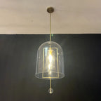 Fulcrume Clear Glass Pendant