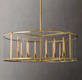 55 Inch Glass Drum Chandelier - Beckman - fovolighting
