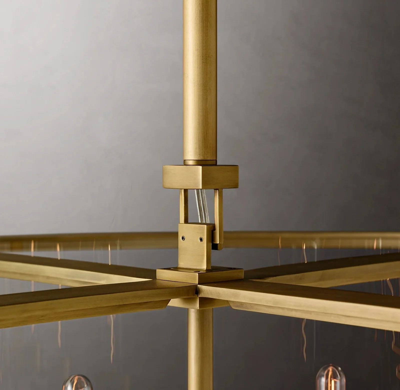 55 Inch Glass Drum Chandelier - Beckman - fovolighting