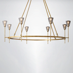 Crest Round Chandelier 58"