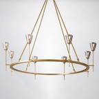 Crest Round Chandelier 58"