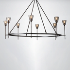 Crest Round Chandelier 58"