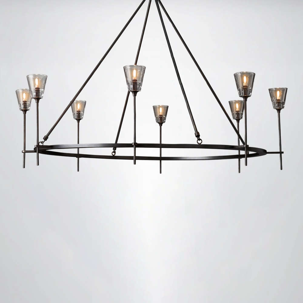 Crest Round Chandelier 58"