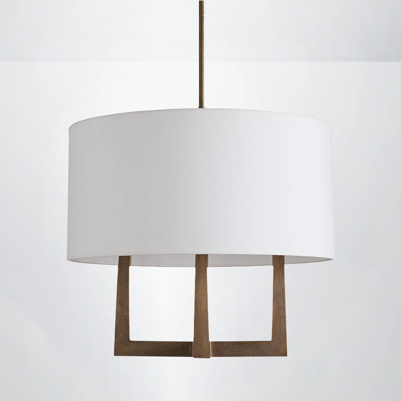 Lumaire Shaded Chandelier 24"