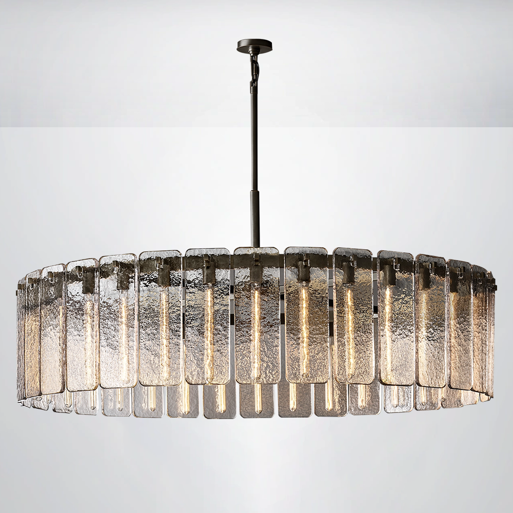 Ascend Glass Round Chandelier 48"