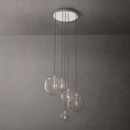 Glass Globe Cluster Chandelier