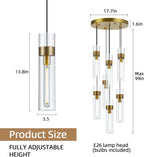 Glass Tube Pendant Light