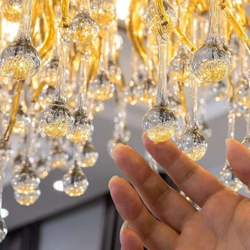 62" Albero Dining Room Crystal Chandelier - fovolighting
